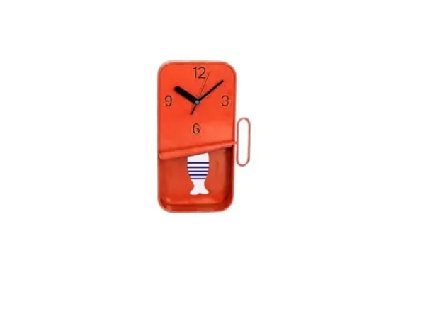 Horloge poisson corail