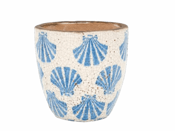 Cache pot coquillage
