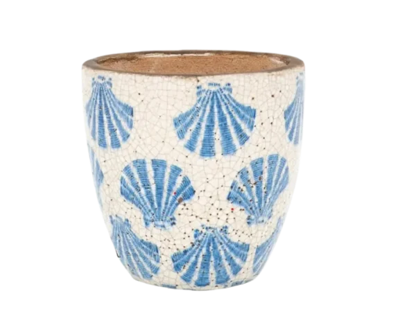 Cache pot coquillage