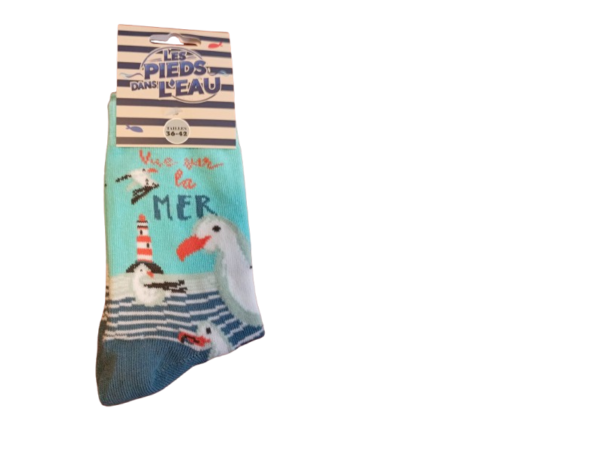 Chaussettes vue sur mer