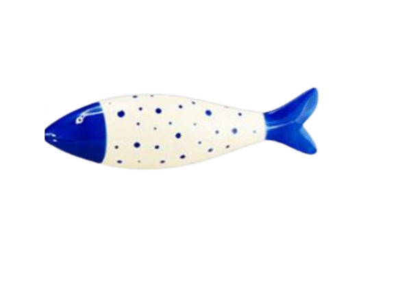 Sardine céramique bleue