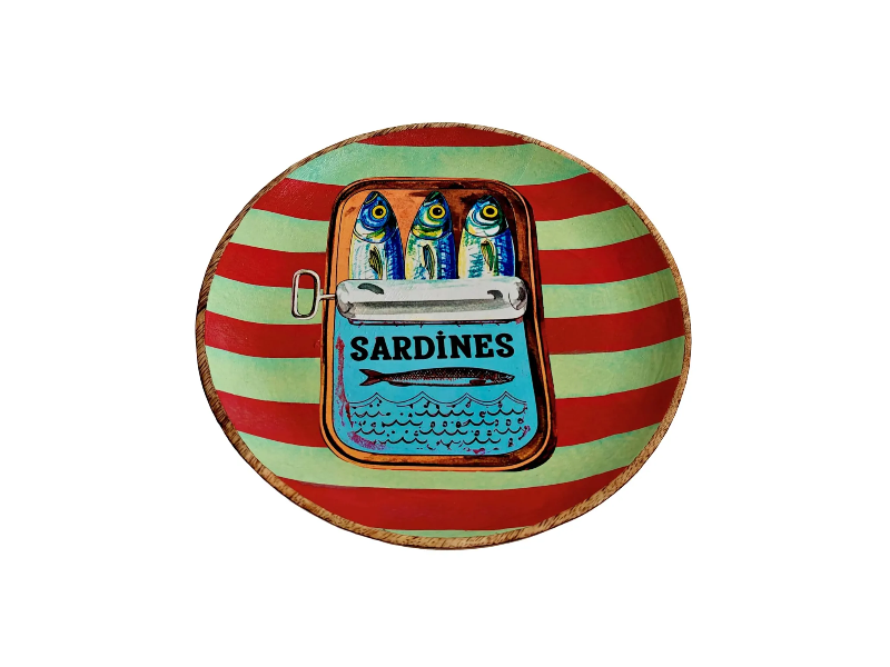 Coupelle ronde sardine