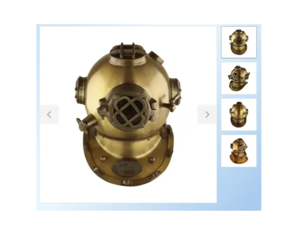 Tête de scaphandrier