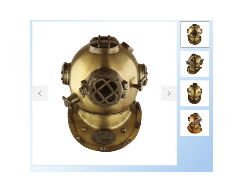 Tête de scaphandrier