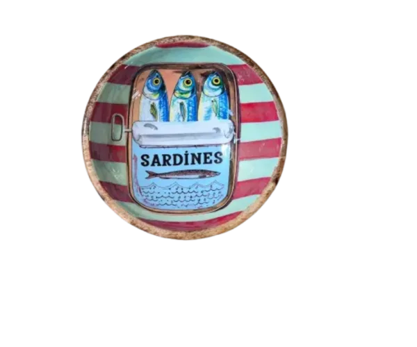 Saladier rond sardine