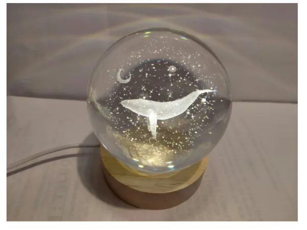 Sulfure baleine avec Led